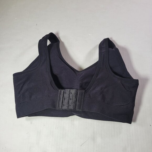 Truekind Black Daily Comfort Wireless Shaper Bra #10057 Size L - Picture 2 of 4